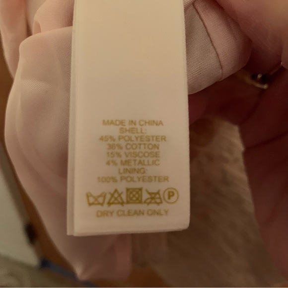 Kate Spade Della Dress Size 8 -All that glitters back zip sleeveless in Blush - Picture 10 of 16